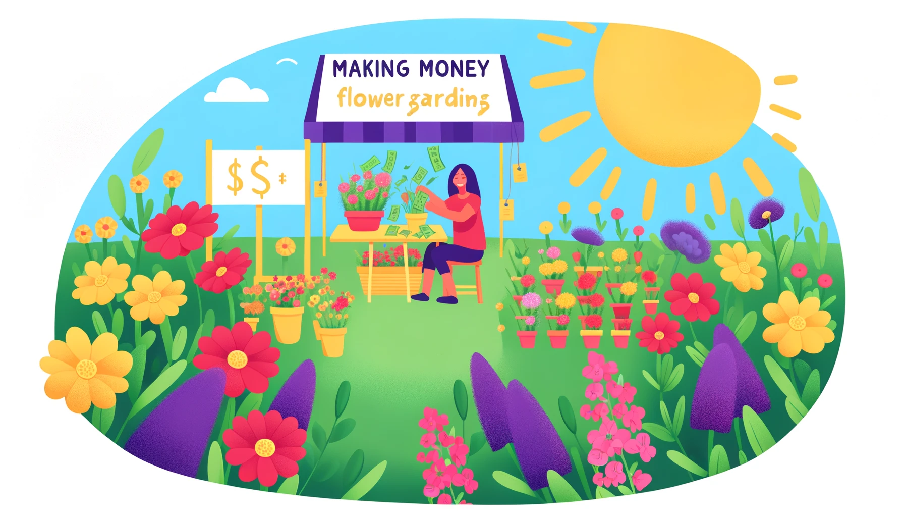 çiçek yetişticiliği ile para kazanma